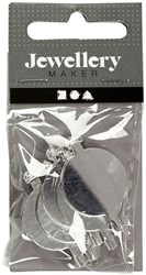 Creativ Company épingle broche argent 20mm - création bijoux lot 10 pièces