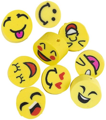 Creativ Company kralen set smiley - kleurrijke figuurkralen 60 stuks-2