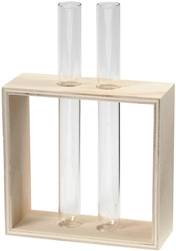 Creativ Company houten rek speelgoed voor reageerbuizen 10,5x15 cm-3