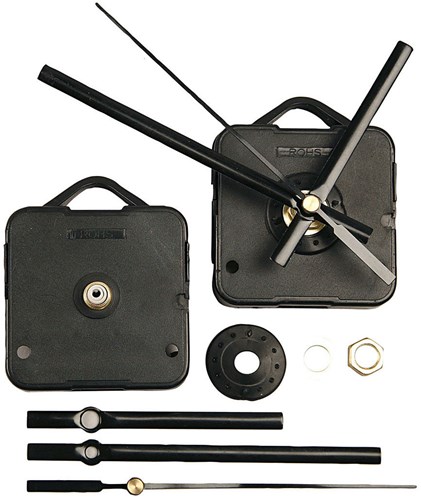 Creativ Company klokonderdelen en uurwerk zwart DIY set 10 mm-2