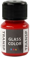 Creativ Company peinture sur verre rouge - peinture porcelaine transparente 30ml