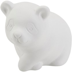 Creativ Company tirelire panda en terre cuite - tirelire animale créative 6 pièces