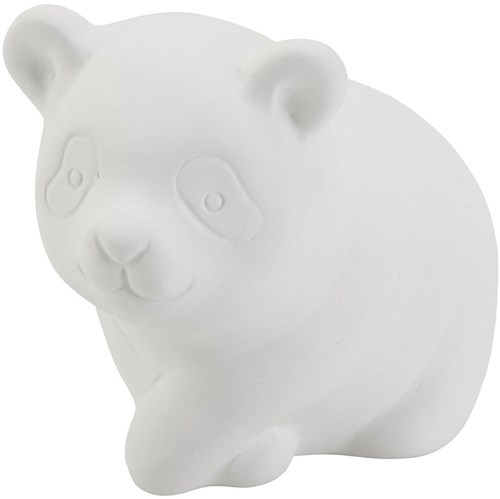 Creativ Company terracotta spaarpot panda - creatieve dierenspaarpot 6 stuks