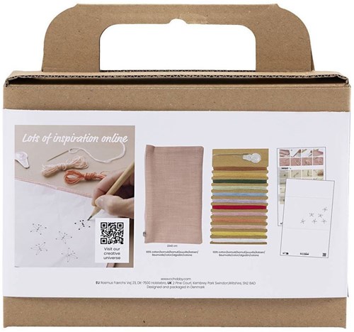 Creativ Company kit broderie pochette - coffret créatif fleurs-2