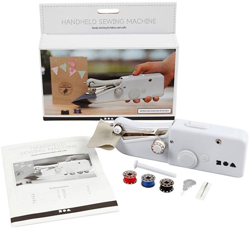 Creativ Company handnaaimachine wit draagbaar speelgoed naaien-2