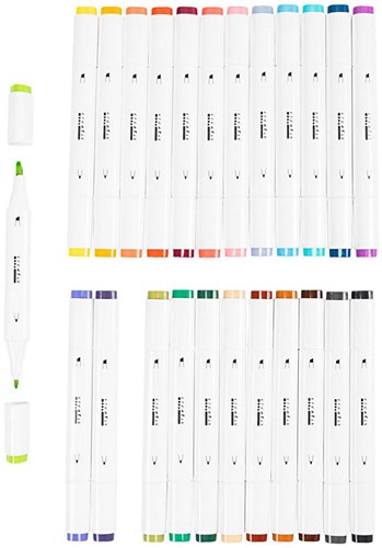 Creativ Company alcoholmarker set - 24 kleuren tekenstiften voor kinderen-3