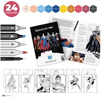 Creativ Company coffret coloriage Superman - illustration héros de bande dessinée fan-art-2
