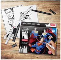 Creativ Company coffret coloriage Superman - illustration héros de bande dessinée fan-art-3