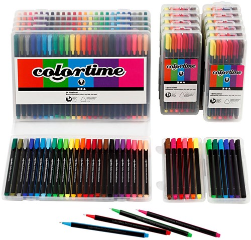 Creativ Company fineliners set - 18 pakken - assorti kleuren - stiften-2