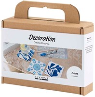 Creativ Company coffret créatif dessous de verre en porcelaine à décorer-3