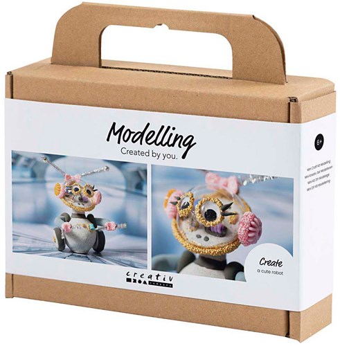 Creativ Company klei robot knutselset voor kinderen en volwassenen-3