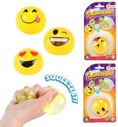 Knijpbal emoji op krt 6ass. 35249