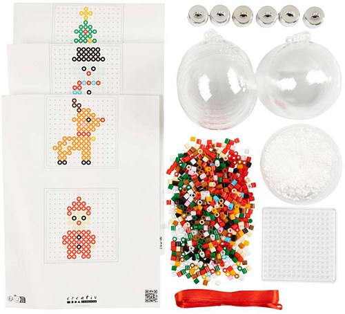Creativ Company kit créatif Noël perles à repasser boules de Noël hobby-2