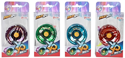 Yoyo métal Flames en blister 4 culs 35703Z