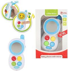 Téléphone bébé Little Stars + miroir 72965A