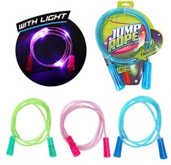 Corde à sauter avec lumière 3 culs. 68020Z