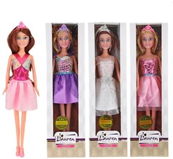 Lauren tienerpop+diadeem+feestjurk 04826