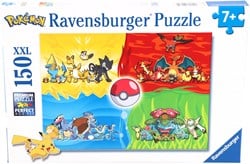Ravensburger Verschillende Pokémons puzzel - 150 stukjes