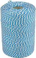 Quantore corde coton bleu-blanc 45 mètres 50 grammes ficelle-2