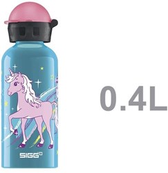 SIGG drinkfles unicorn Bella 0,4l blauw aluminium BPA-vrij