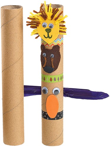 Colorations rouleaux bricolage carton recyclé 24 pièces extra longs-3