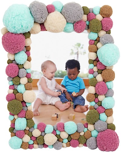 Colorations - Knutsel Pom Poms natuurlijke tinten en kleuren 300 stuks-3