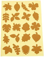 Colorations autocollants botaniques créatifs marron 400 pièces papier-3