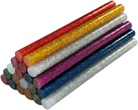 Colorations bâtons de colle pailletés set créatif 20 pièces mini pistolet à colle-2