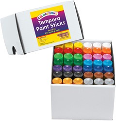 Colorations bâtons de peinture tempera peinture 14 couleurs 42 pcs peinture enfant