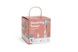Tour à empiler jouet éducatif carton tout-petit - jeu coloré