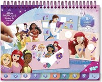 Totum Disney Princess stickerboek - educatief doeboek met kleurplaten
