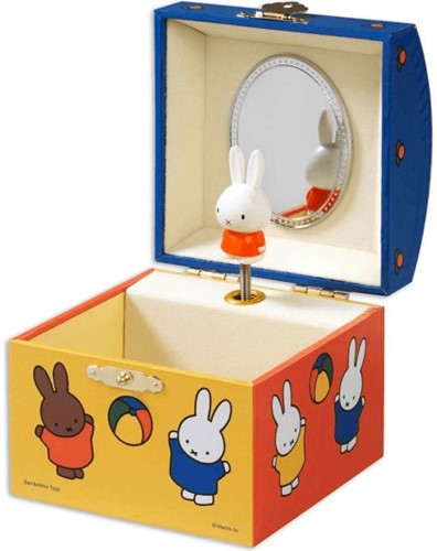 Bambolino Toys Nijntje "met bal" juwelenkistje met muzi