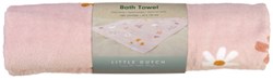 van der Meulen strandlaken Little Dutch Flowers katoen 60x120cm multicolour
