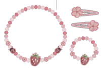 Little Dutch houten juwelenset - Strawberry sieraden voor kinderen