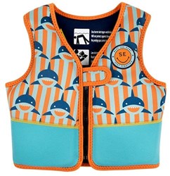 Swim Essentials gilet de natation enfant requin 2-3 ans orange-bleu
