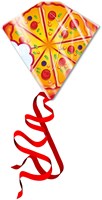 Kites Ready2Fly cerf-volant enfant pizza avec cadre en fibre de verre-2