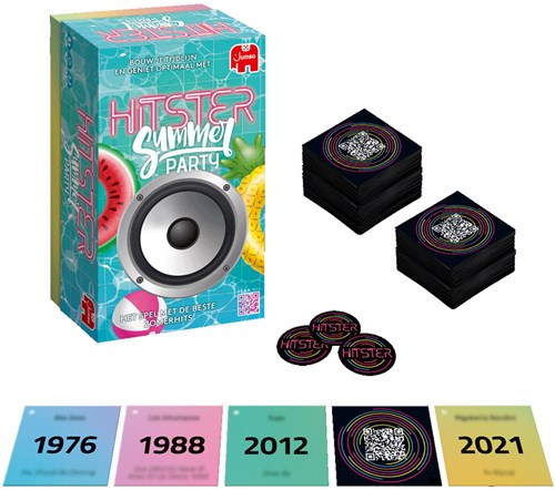 Jumbo Hitster Summer Party muziekbordspel voor volwassenen - partyspel-2