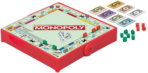 Hasbro Monopoly reisspel - compact bordspel voor onderweg-2