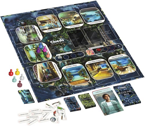 Hasbro Cluedo Conspiracy jeu de société - jeu de détective pour adultes-2