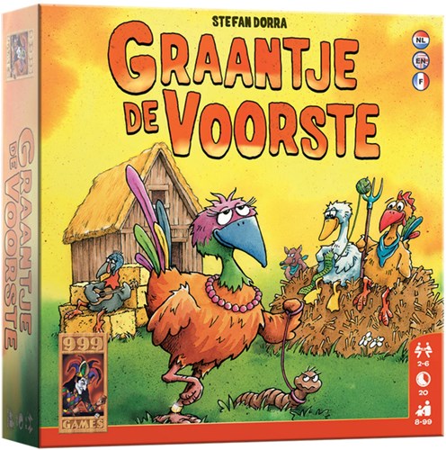 999 Games kaartspel Graantje de Voorste - familiespel - bluffen