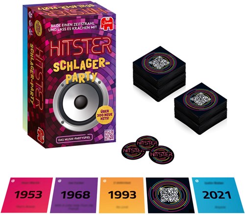 Jumbo Hitster Schlager Party - Jeu de fête en allemand musique-3