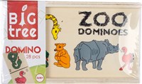 Domino bois FSC jouet éducatif enfant - jeu de dominos en bois 28 pièces-2
