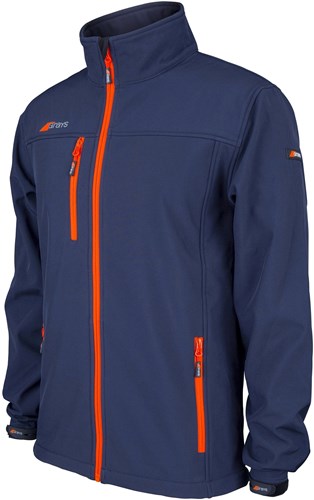Grays hockey jas Radius Soft Shell jongens donkerblauw maat 152