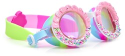 Bling2O lunettes de natation pour enfants - lunettes colorées à motif cupcake pour sports aquatiques