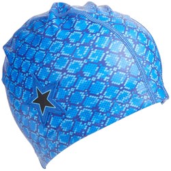 Bling2O bonnet de bain - Motif serpent pour enfants - Accessoire de natation multicolore