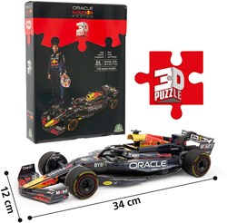 3D Puzzel Formule 1 Red Bull Max Verstappen auto 34 cm speelgoed