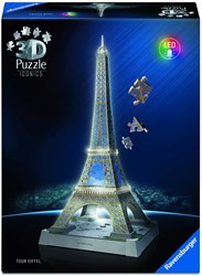 Ravensburger 3D puzzel Eiffeltoren met licht - 243 stukjes - LED