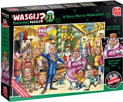 Jumbo puzzel Wasgij Christmas 21 - Feestelijke make-over 2x1000 stukjes