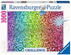 Ravensburger puzzel Challenge Glitter - Legpuzzel 1000 stukjes