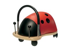 Wheelybug Porteur Coccinelle - Petit porteur en bois 1-3 ans
